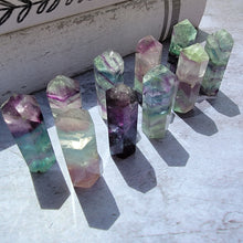 Load image into Gallery viewer, Rainbow Fluorite Towers