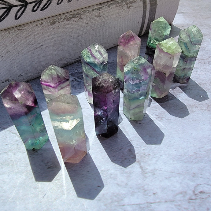 Rainbow Fluorite Towers