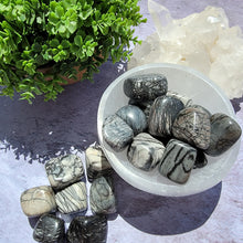 Load image into Gallery viewer, Spiderweb Jasper Tumbled Stones