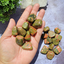 Load image into Gallery viewer, Unakite Tumbled Stones