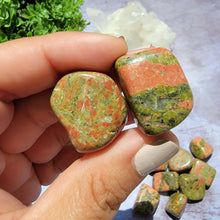 Load image into Gallery viewer, Unakite Tumbled Stones