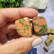 Load image into Gallery viewer, Unakite Tumbled Stones