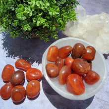 Load image into Gallery viewer, Carnelian Tumbled Stones