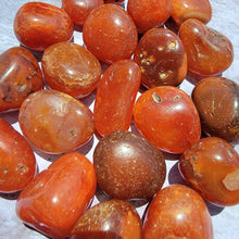 Load image into Gallery viewer, Carnelian Tumbled Stones