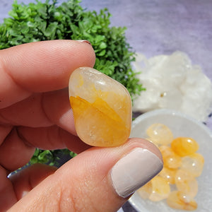 Golden Healer Tumbled Stones