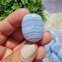 Load image into Gallery viewer, Blue Lace Agate Tumbled Stones