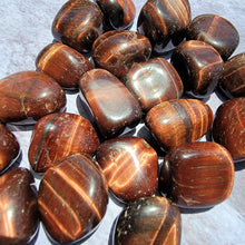 Load image into Gallery viewer, Red Tiger&#39;s Eye Tumbled Stones