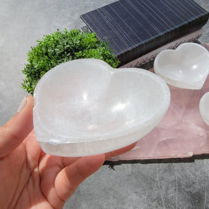 Heart Selenite Bowl - Small