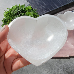 Heart Selenite Bowl - Small