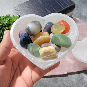 Heart Selenite Bowl - Small