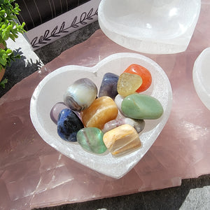 Heart Selenite Bowl - Small