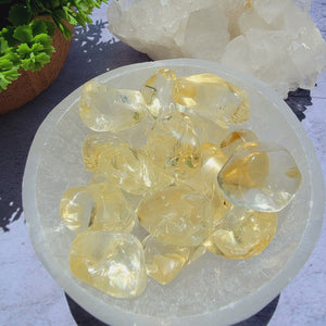 Citrine (Natural) Tumbled Stones