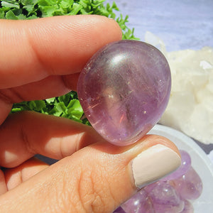 Amethyst (Light Purple) Tumbled Stones