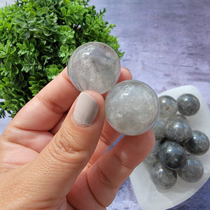 Cloudy Quartz Mini Spheres