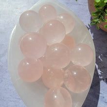 Load image into Gallery viewer, Rose Quartz Mini Spheres