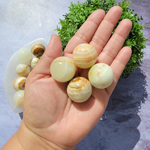 Green Onyx Mini Spheres