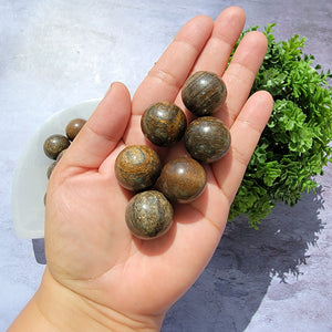 Bronzite Mini Spheres