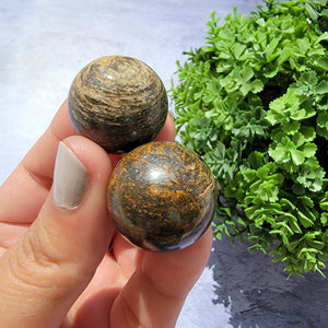 Bronzite Mini Spheres