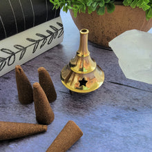 Load image into Gallery viewer, Brass Burner with Free Incense Cones (#3)