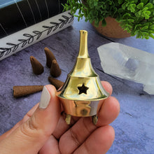 Load image into Gallery viewer, Brass Burner with Free Incense Cones (#3)