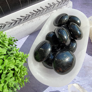 Black Tourmaline Palm Stones