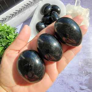 Black Tourmaline Palm Stones