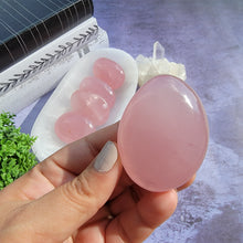 Load image into Gallery viewer, Rose Quartz Palm Stones