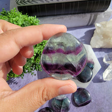 Load image into Gallery viewer, Rainbow Fluorite Pocket Stones