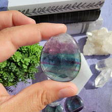 Load image into Gallery viewer, Rainbow Fluorite Pocket Stones