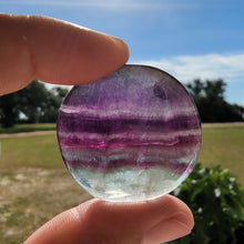 Load image into Gallery viewer, Rainbow Fluorite Pocket Stones