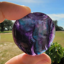 Load image into Gallery viewer, Rainbow Fluorite Pocket Stones