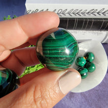 Load image into Gallery viewer, Malachite Mini Spheres