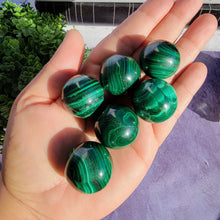 Load image into Gallery viewer, Malachite Mini Spheres