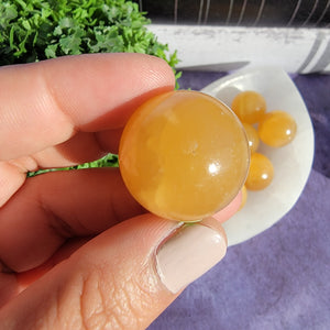 Orange Calcite Mini Spheres