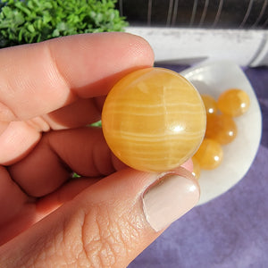 Orange Calcite Mini Spheres