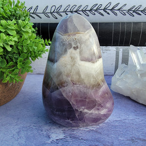 Chevron Amethyst Freeform "A"