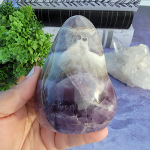 Chevron Amethyst Freeform "A"