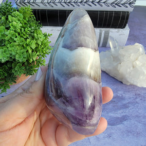 Chevron Amethyst Freeform "A"