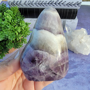 Chevron Amethyst Freeform "A"