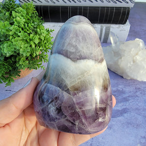 Chevron Amethyst Freeform "A"