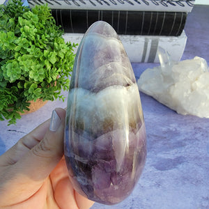 Chevron Amethyst Freeform "A"