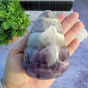 Chevron Amethyst Freeform "A"