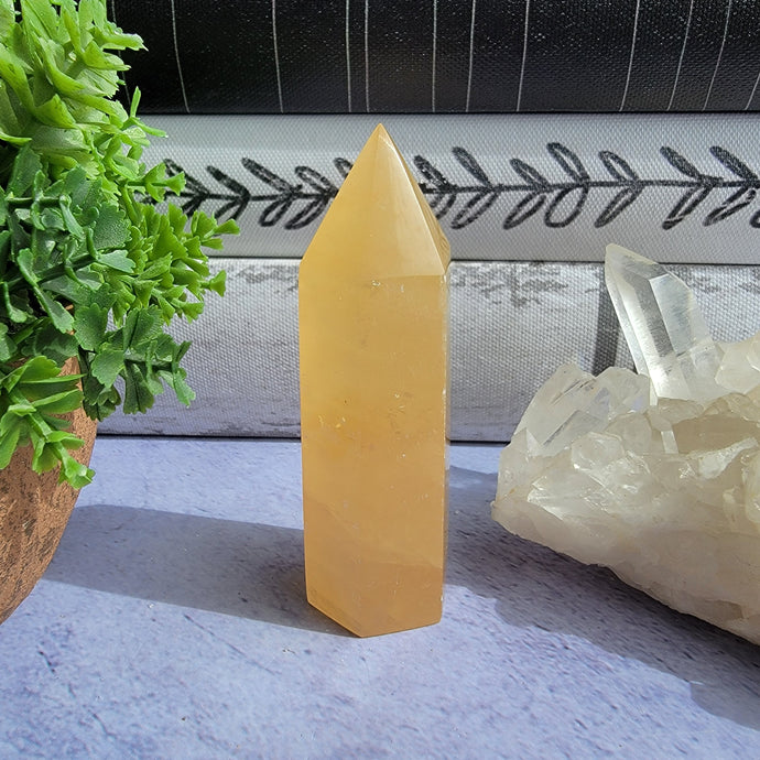 Honey Calcite Tower 