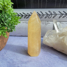 Load image into Gallery viewer, Honey Calcite Tower &quot;I&quot;