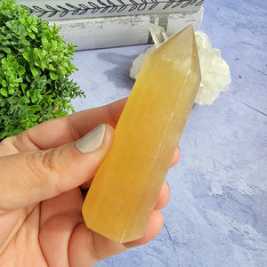 Honey Calcite Tower "I"