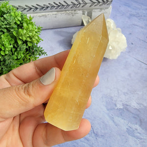 Honey Calcite Tower "I"