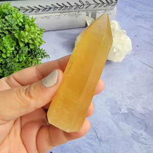 Honey Calcite Tower "I"