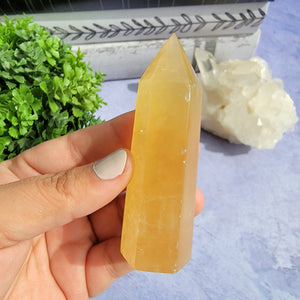 Honey Calcite Tower "I"