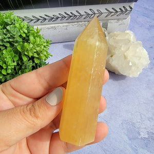 Honey Calcite Tower "I"