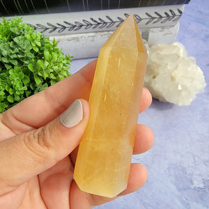 Honey Calcite Tower "I"